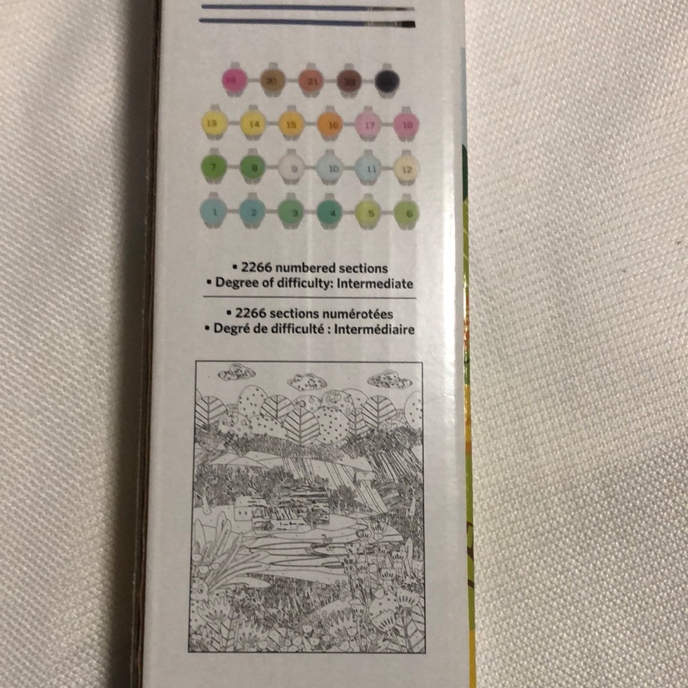 Colorful Nature Scene Paint-by-Number Kit - Picture 5 of 10